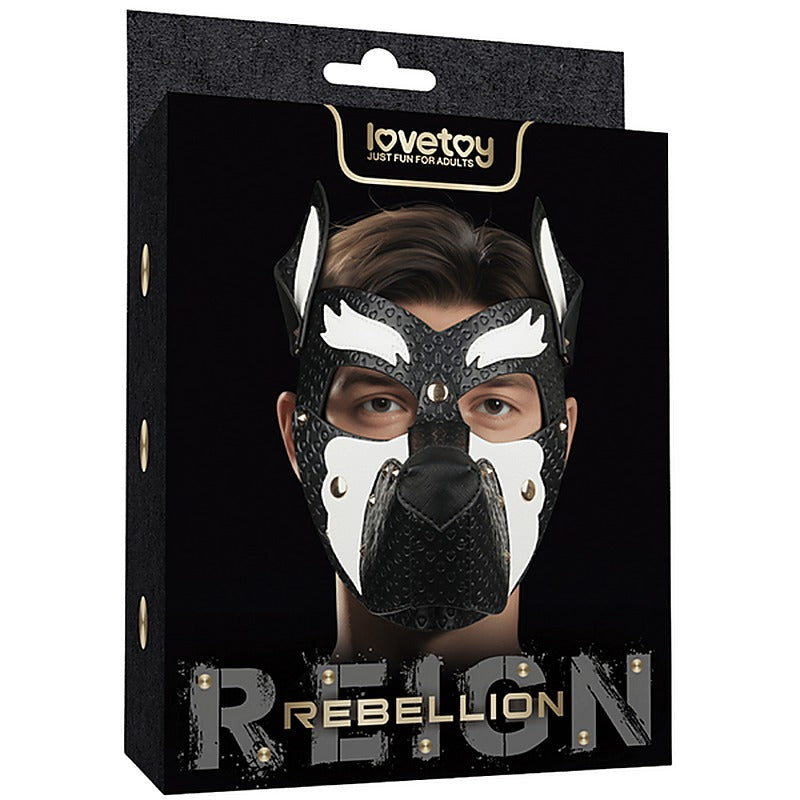 Rebellion Reign Howl Pup Play BDSM Mask by Lovetoy - Masks And Blindfolds