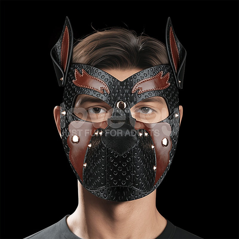 Rebellion Reign Howl Pup Play BDSM Mask by Lovetoy - Masks And Blindfolds