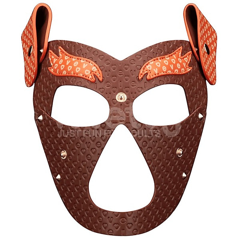 Fox Pup PU Leather Fetish Play Mask by Lovetoy - Masks And Blindfolds