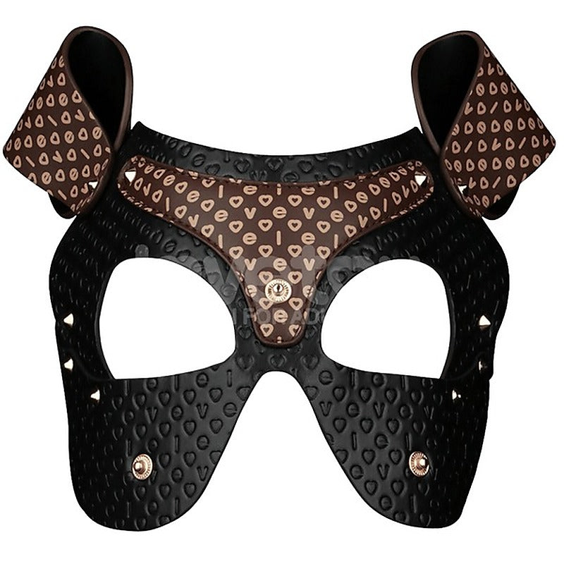 Classic Pup Mask With Removable Muzzle by Lovetoy - Masks And Blindfolds