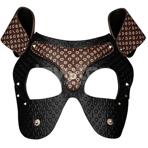 Classic Pup Mask With Removable Muzzle by Lovetoy - Masks And Blindfolds