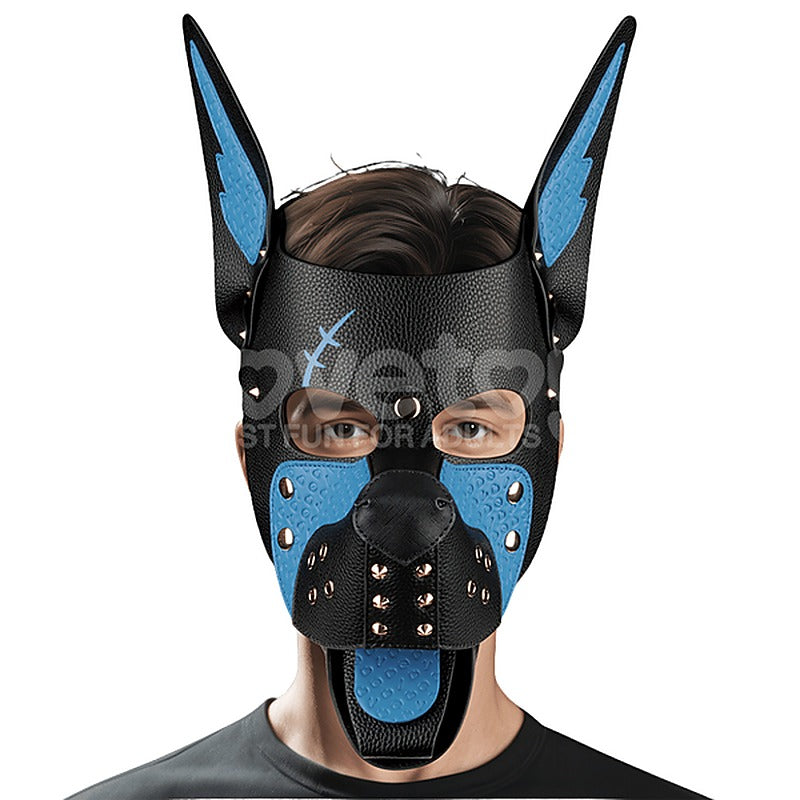 Scarred Alpha Pup Fetish Play Mask by Lovetoy - Masks And Blindfolds