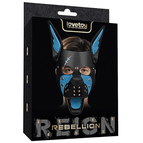 Scarred Alpha Pup Fetish Play Mask by Lovetoy - Masks And Blindfolds