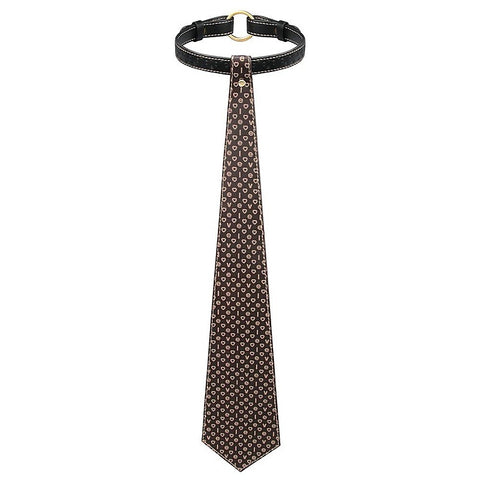 Bondage Tie Collar With Adjustable Strap by Lovetoy - Collars and Leads