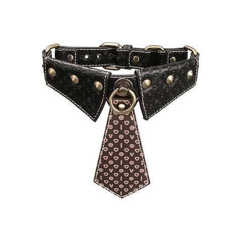 Rebellion Reign Bondage Collar and Leash by Lovetoy - Collars and Leads