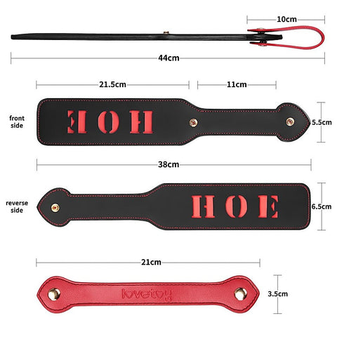 Rebellion Reign Fetish Paddle by Lovetoy - Paddles And Slappers