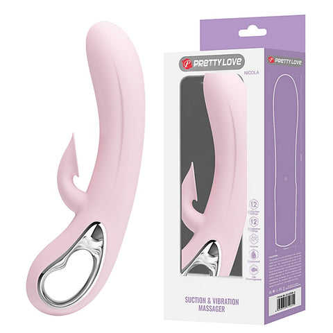 Nicola Rechargeable Silicone Rabbit Vibe by Baile - Rabbit Vibrators
