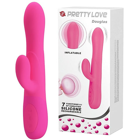 Dennis Rechargeable Inflatable Rabbit Vibe by Baile - Rabbit Vibrators