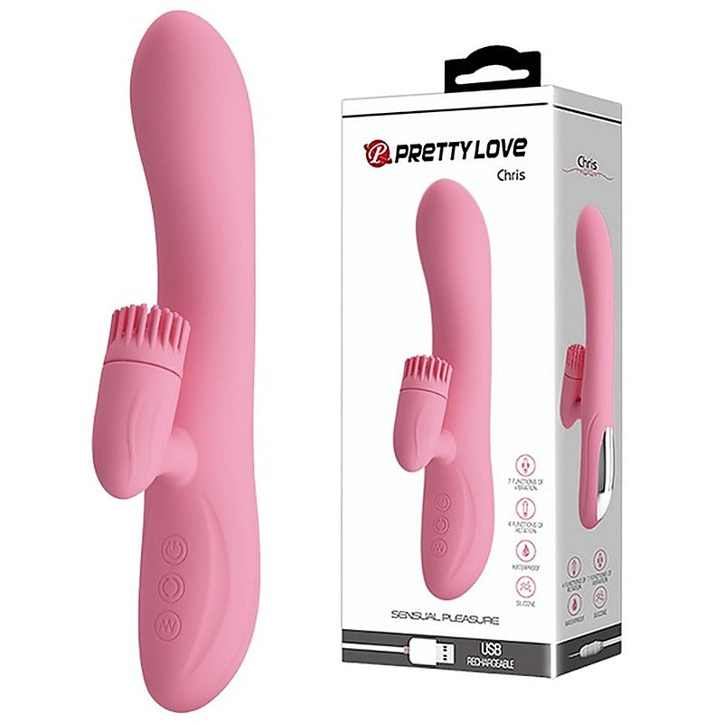 Chris Rotating Tongue Rabbit Vibrator by Baile - Rabbit Vibrators