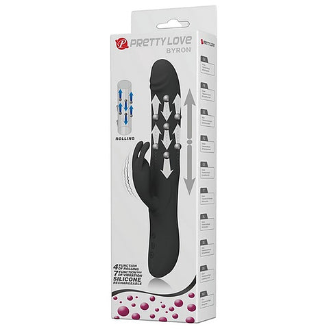 Byron Rechargeable Rolling Rabbit Vibrator by Baile - Rabbit Vibrators