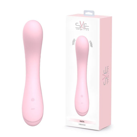 Maya Curve Silicone Vibrator by SXE Novelties - G-Spot Vibrators