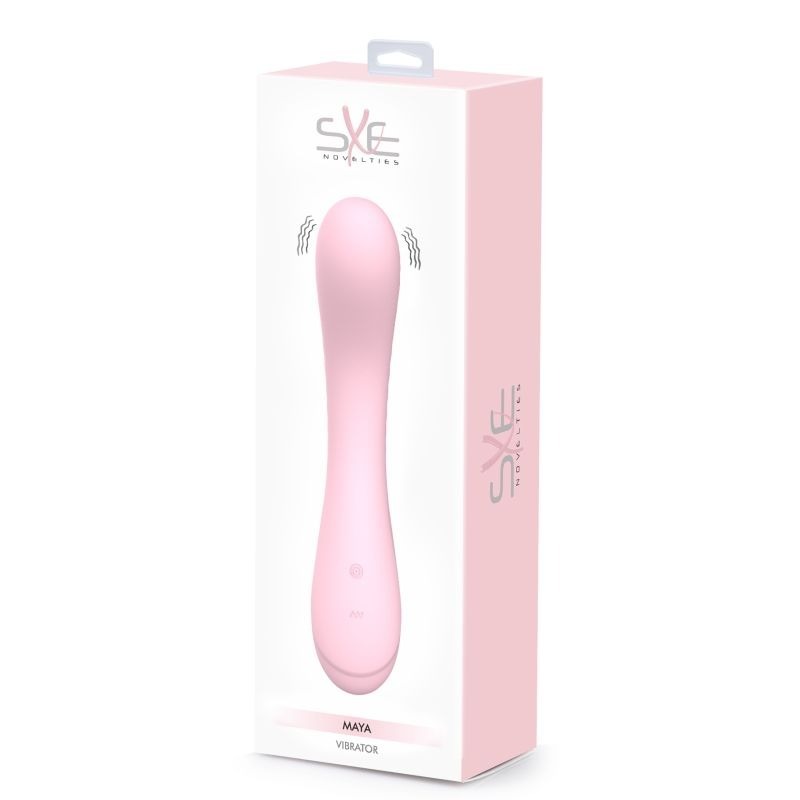 Maya Curve Silicone Vibrator by SXE Novelties - G-Spot Vibrators