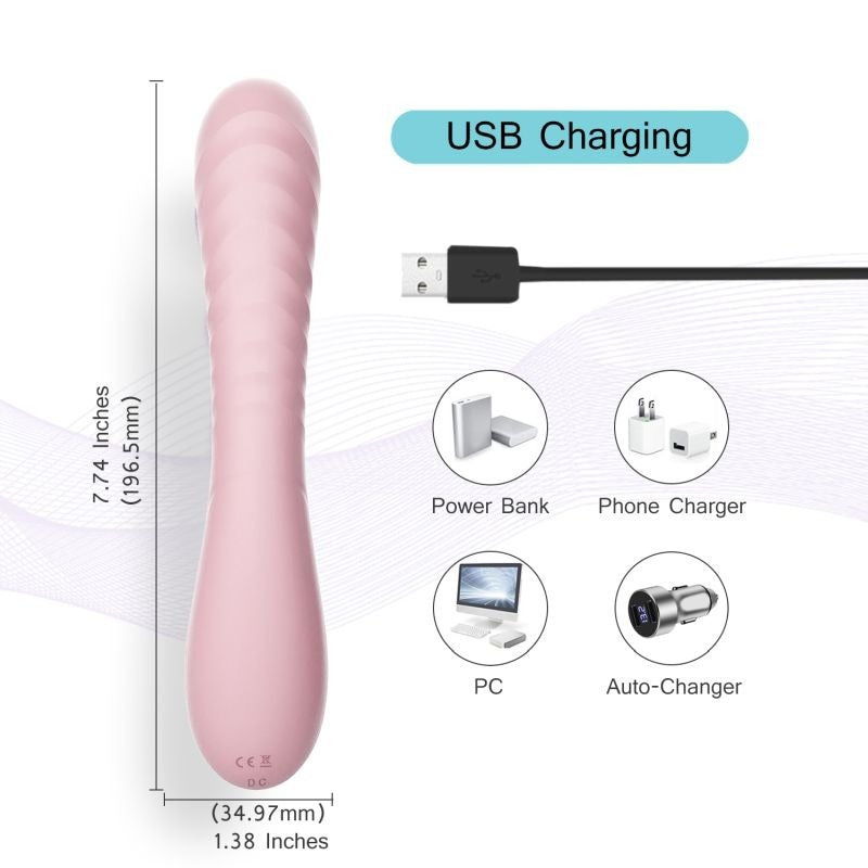 Maya Curve Silicone Vibrator by SXE Novelties - G-Spot Vibrators