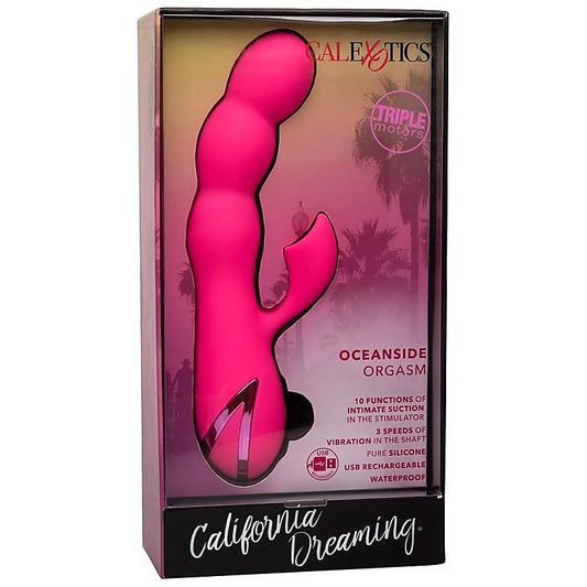 California Dreaming Oceanside Silicone Rabbit Vibrator - Rabbit Vibrators