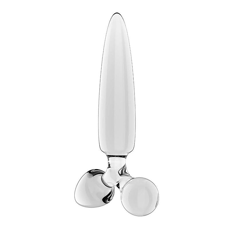 Triple Crystal 1 Glass 3-in-1 Butt Plug by Satisfyer - Butt Plugs