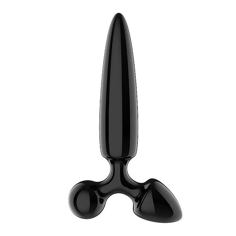 Triple Crystal 1 Glass 3-in-1 Butt Plug by Satisfyer - Butt Plugs