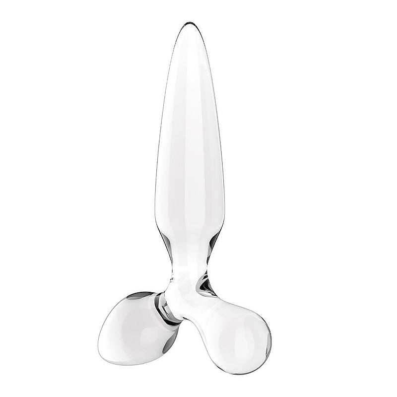 Triple Crystal 2 Glass 3-in-1 Anal Plug by Satisfyer - Butt Plugs