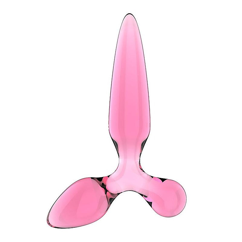Triple Crystal 2 Glass 3-in-1 Anal Plug by Satisfyer - Butt Plugs
