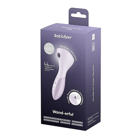 Wand-erful Rechargeable Air Pulse Wand Massager by Satisfyer - Clit Ticklers and Pulsators