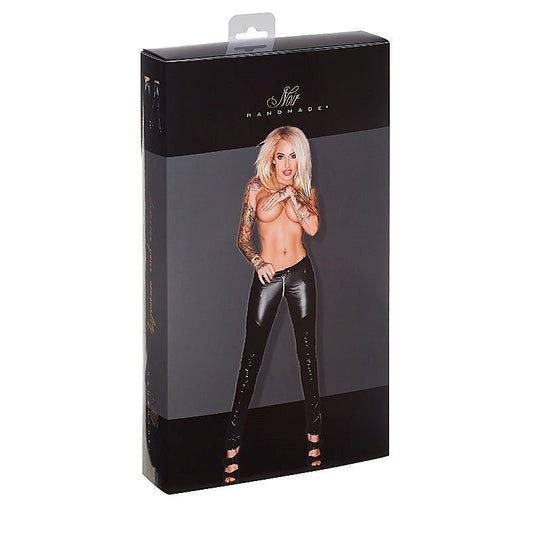 Pants with Zipper Slinky by Noir Handmade - Her Fetish