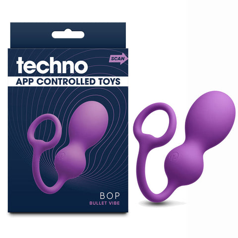 NS Novelties Techno Bop App Controlled Kegel Exerciser - Love Eggs and Kegel Exercisers