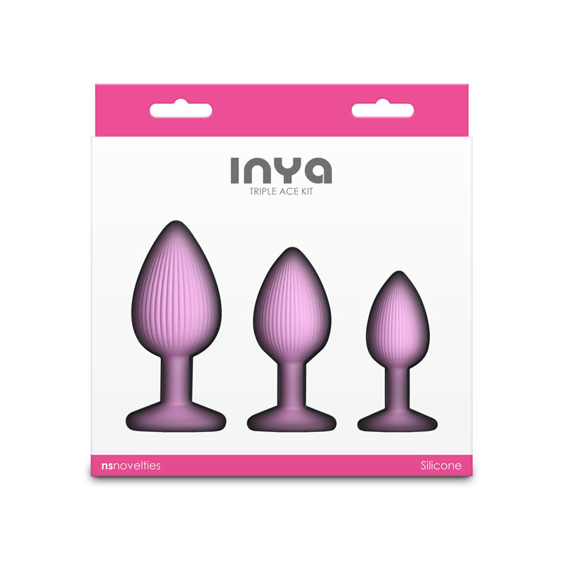 NS Novelties INYA Triple Ace Butt Plugs Set of 3 - - Butt Plugs