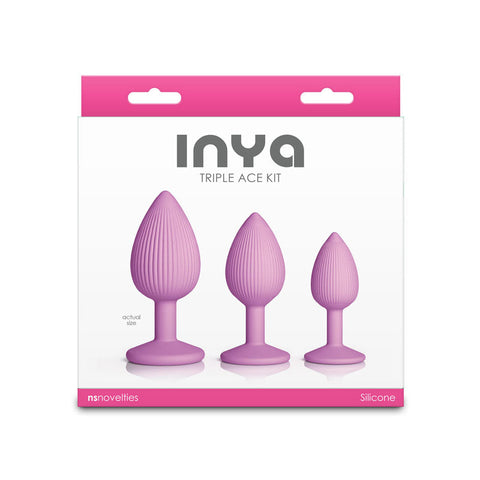 NS Novelties INYA Triple Ace Butt Plugs Set of 3 - Butt Plugs
