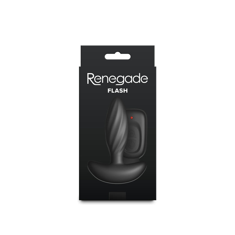NS Novelties Renegade Flash Rechargeable Vibrating Butt Plug - Butt Plugs