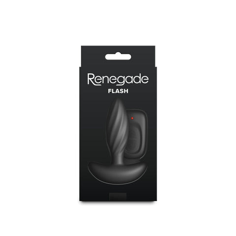 NS Novelties Renegade Flash Rechargeable Vibrating Butt Plug - Butt Plugs