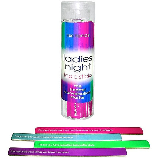 Ladies Night Topic Sticks by Kheper Games - Bachelorette and Bucks