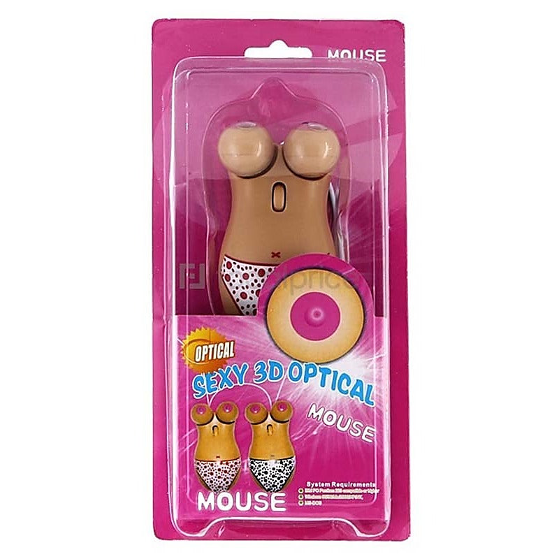 3D Boobie Mouse by Hua Novelties - Bachelorette and Bucks