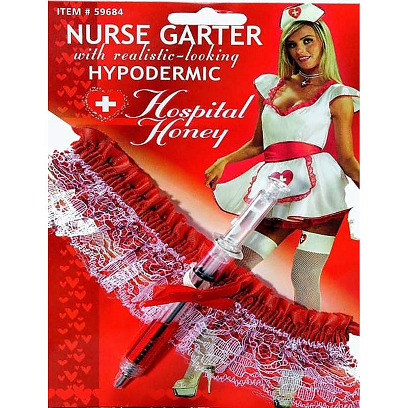 Sexy Nurses Garter by Hua Novelties - Fancy Dress Ups