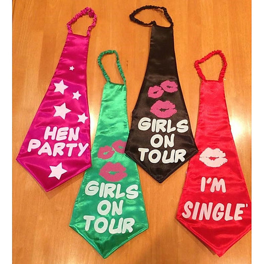 Hens Night Ties by Hua Novelties - Metal Vibrators