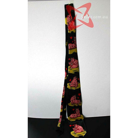Premium Naughty Pig Neck Tie by Hua Novelties - Fancy Dress Ups