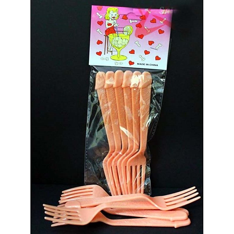 Professional Pecker Forks by Hua Novelties - Bachelorette and Bucks