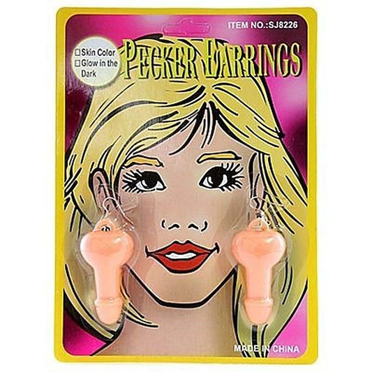 Pecker Earrings by Maxpassion - Fancy Dress Ups