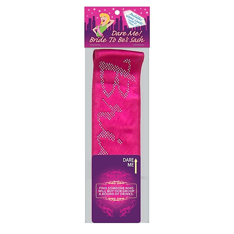 Dare Me! Bride-To-Be Sash by Kheper Games - Fancy Dress Ups