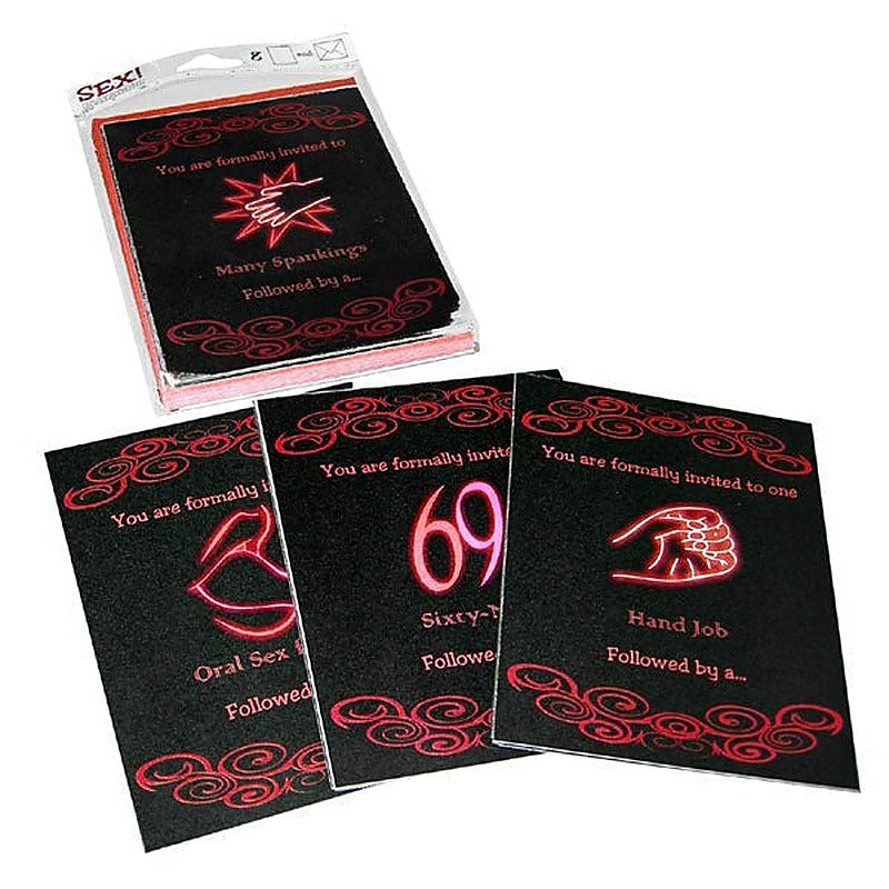 SEX! Invitations Adult Card Game by Kheper Games - Sex Games, Coupons and Tricks