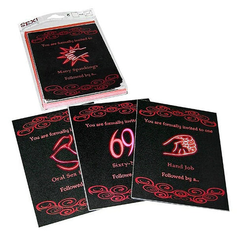 SEX! Invitations Adult Card Game by Kheper Games - Sex Games, Coupons and Tricks