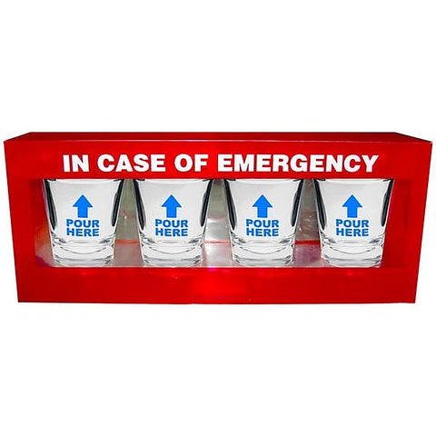 Kheper Games In Case of Emergency Shot Glasses Game - Party Gifts and Novelties