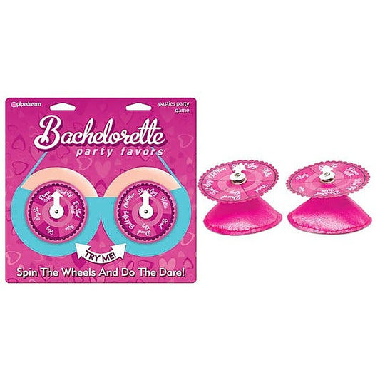 Bachelorette Party Favors Pasties Party Spinners - Bachelorette and Bucks