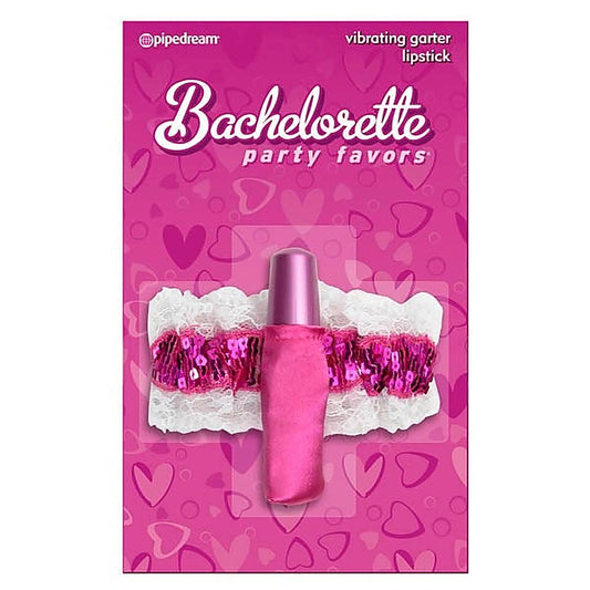 Bachelorette Vibrating Garter Lipstick by Pipedream - Bachelorette and Bucks