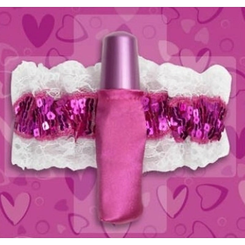 Bachelorette Vibrating Garter Lipstick by Pipedream - Bachelorette and Bucks