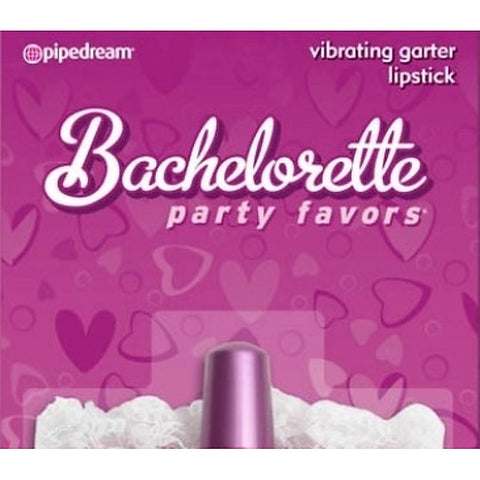 Bachelorette Vibrating Garter Lipstick by Pipedream - Bachelorette and Bucks