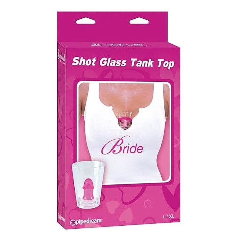 Bachelorette Party Favors Shot Glass Tank - Bachelorette and Bucks