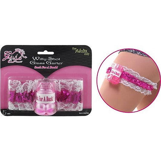Cheeky Willy Shot Glass Garter by Seven Creations - Sex Games, Coupons and Tricks