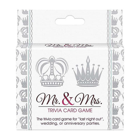 Mr and Mrs Trivia Card Game by Kheper Games - Sex Games, Coupons and Tricks