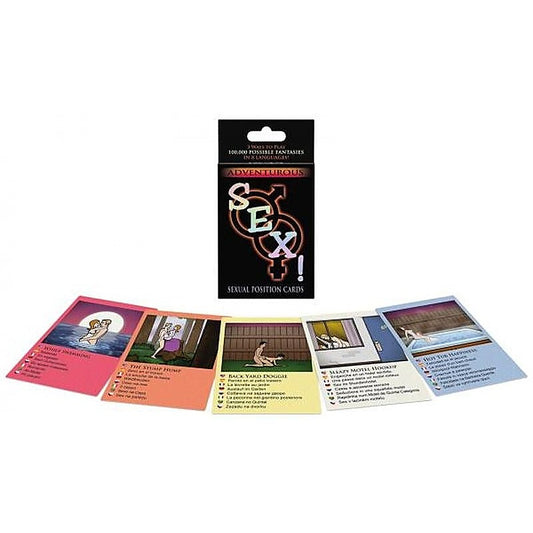 Adventurous Sex! Card Game by Kheper Games - Sex Games, Coupons and Tricks