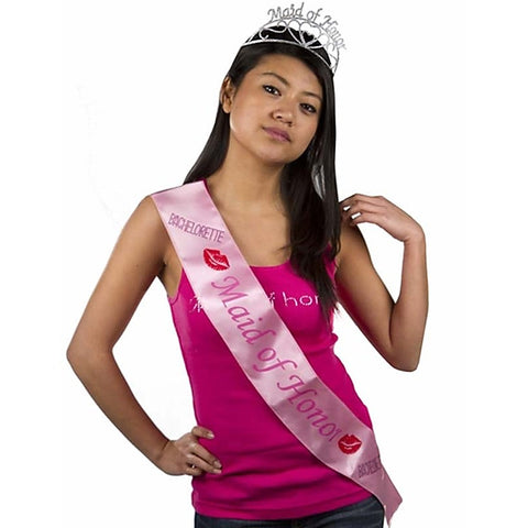 Pink Maid of Honor Sash by Pipedream Products - Sex Games, Coupons and Tricks