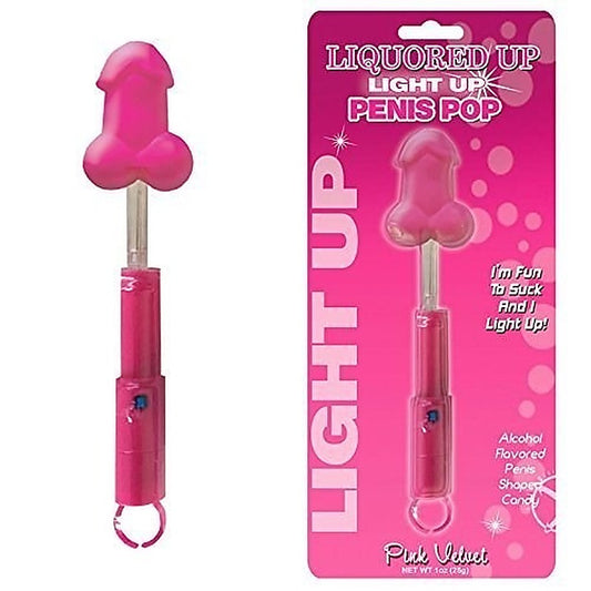 Light Up Cock Pops Strawberry by Hott Products - Sex Games, Coupons and Tricks